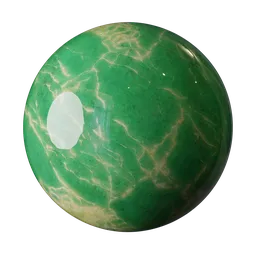 Polished Emerald Green Marble