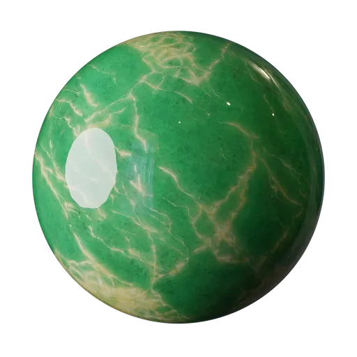 Polished Emerald Green Marble