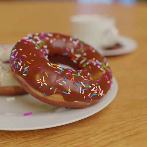 donuts on a plate