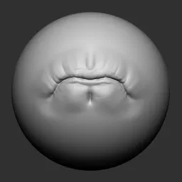 NS Creature mouth realistic thick