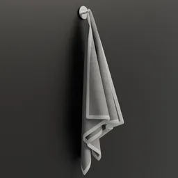 Gray Hand Towel