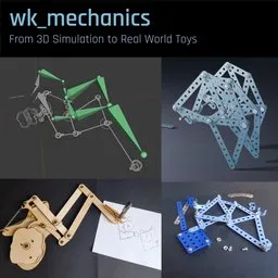 Wk_Mechanics - Mechanical Linkage, Cam Designer & Automata