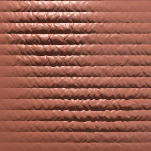 Tiling Linear Puffy Fabric