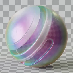 Holographic Scratches Frosted Glass