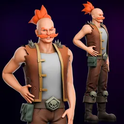 Stylized Character Rigged