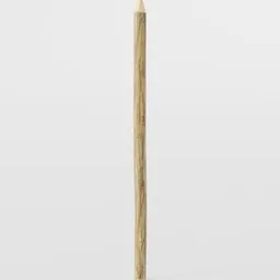 3D Blender model of a pointed wooden stake with realistic textures, suitable for street scenes.