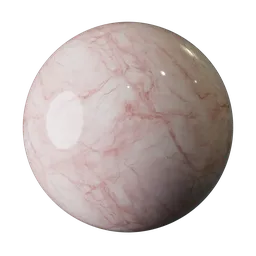 Dark Veined Pink Marble