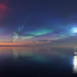 Pure Sky Twilight Aurora Moon