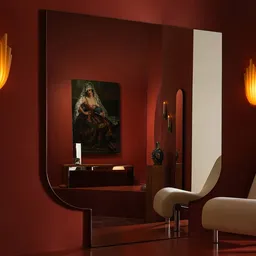 Square Moongate Mirror