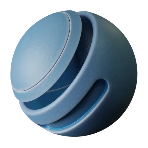 High-quality procedural plastic material sphere for use in Blender Cycles, mimicking realistic resin 3D print texture.