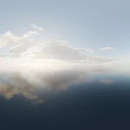 Cloudy Warm Sunset Sky