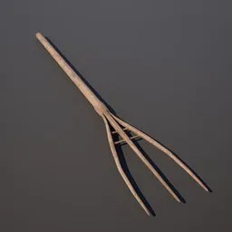 Wooden Pitchfork