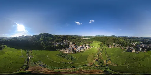 Hills on a sunny day