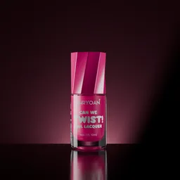 Nail enamel dark theme mockup