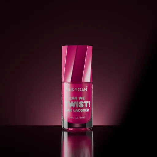 Nail enamel dark theme mockup