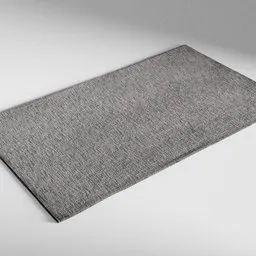 "Gray carpet 3D model with procedural material for Blender 3D. Experimental mode required for rendering. Close-up on white surface with redshift renderer for lossless quality."