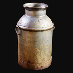 Antique Rustic Milk Can