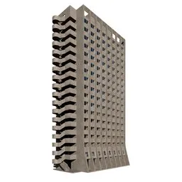Brutalist Apartment Building