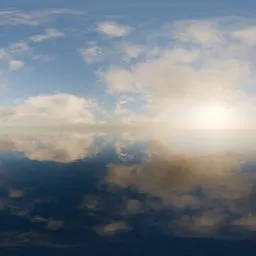 Sunny Ocean Reflection sky