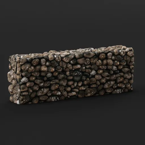Wall Stone Cobble Dry