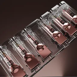 Jelly lipstik tray panning shot