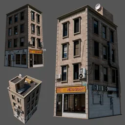 Fully modeled building