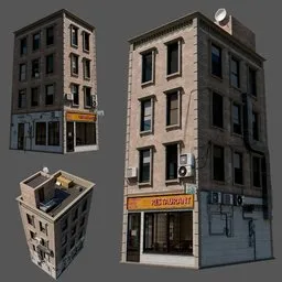 Fully modeled building