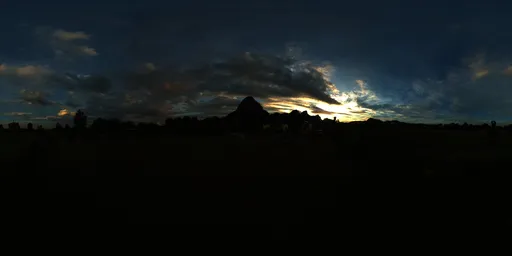 Sutset At Khao Chin Lae Mountain
