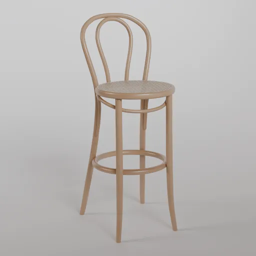 18 Barstool B0 - natural varnish