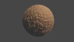 Realistic Mars soil PBR texture for 3D modeling and rendering in Blender and other software.