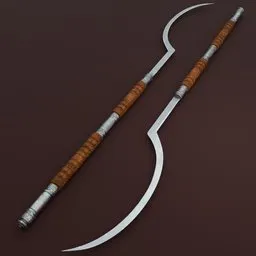 Silver Ceremonial Polearm