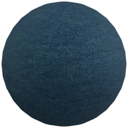 Blue Wool Carpet PBR Texture