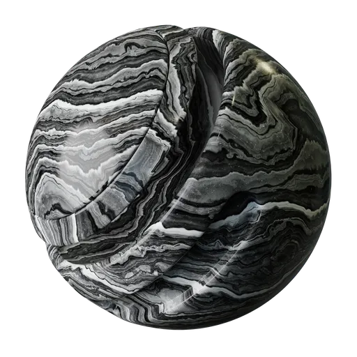 Grey/black marble
