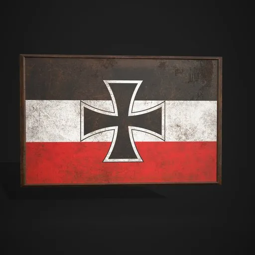 N.German Con.Flag Picture Frame