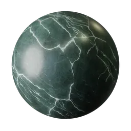 Glossy Green Marble