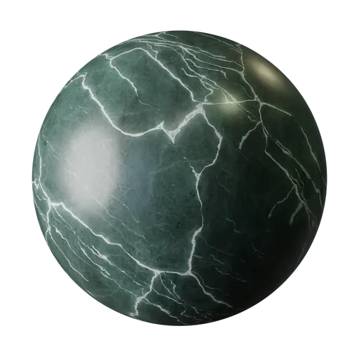 Glossy Green Marble