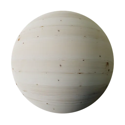 High-quality PBR Spruce natural wood material for 3D modeling in Blender, ideal for realistic construction and furniture textures.
