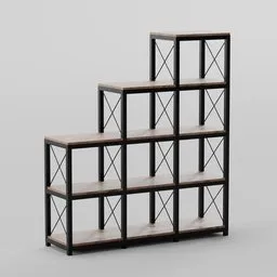 Teired Step Bookcase