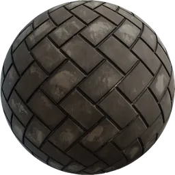 Herringbone Concrete Tile 03