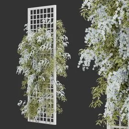 Vertical Flower Trellis Plant