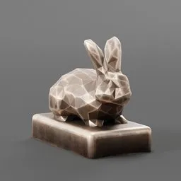 Rabbit sculpture