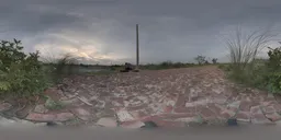 Twilight Brick Path HDRI