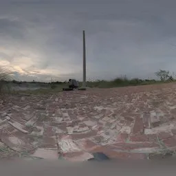 Twilight Brick Path HDRI