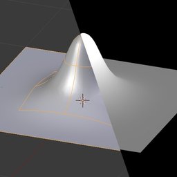 Highly detailed 3D brush template showcasing smooth vertex manipulation for Blender modeling.