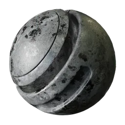 Silver Aged Metal