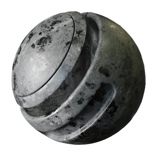 Silver Aged Metal