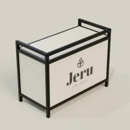 Modern Minimalist Food Cart Stall
