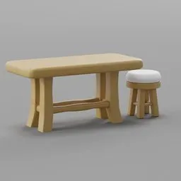 Table and chair