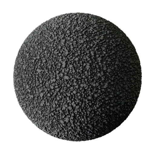 Granular Dark Glass Foam