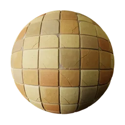 Stylized Tiled Floor